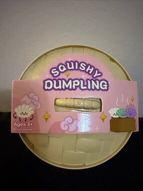 Squishy Dumpling Kids Toy - Pink Packaging